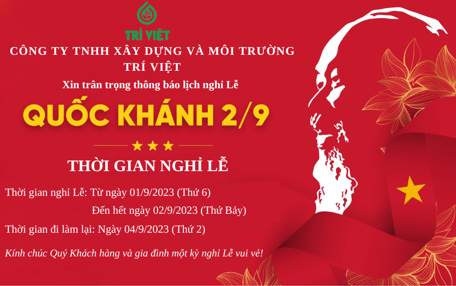 THÔNG BÁO NGHỈ LỄ QUỐC KHÁNH NĂM 2023